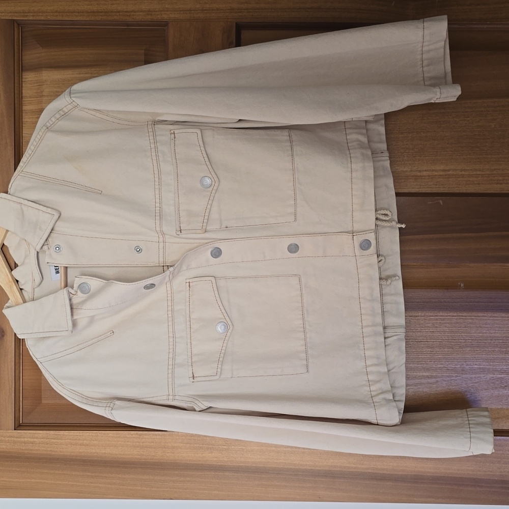Weekday Cream Denim Jacket